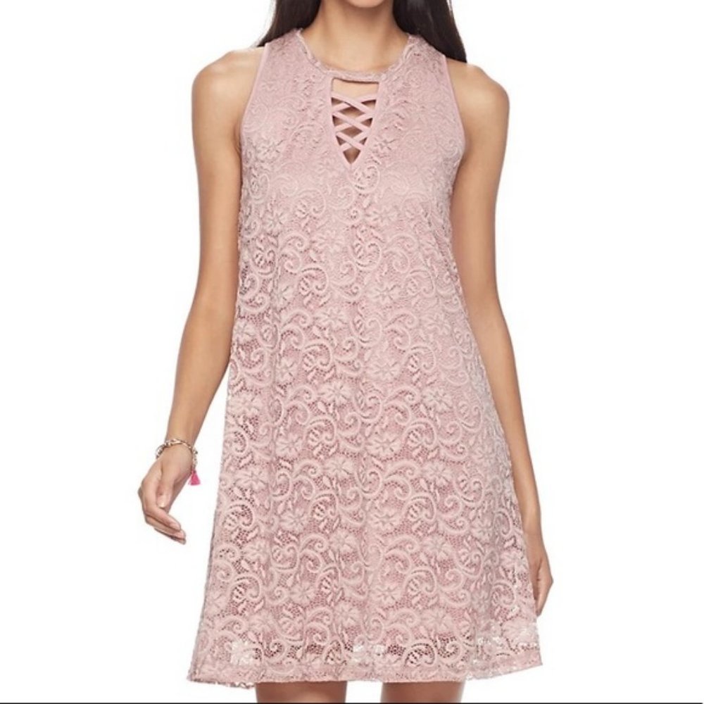 NWOT Wishful Park Juniors' Lace Dress